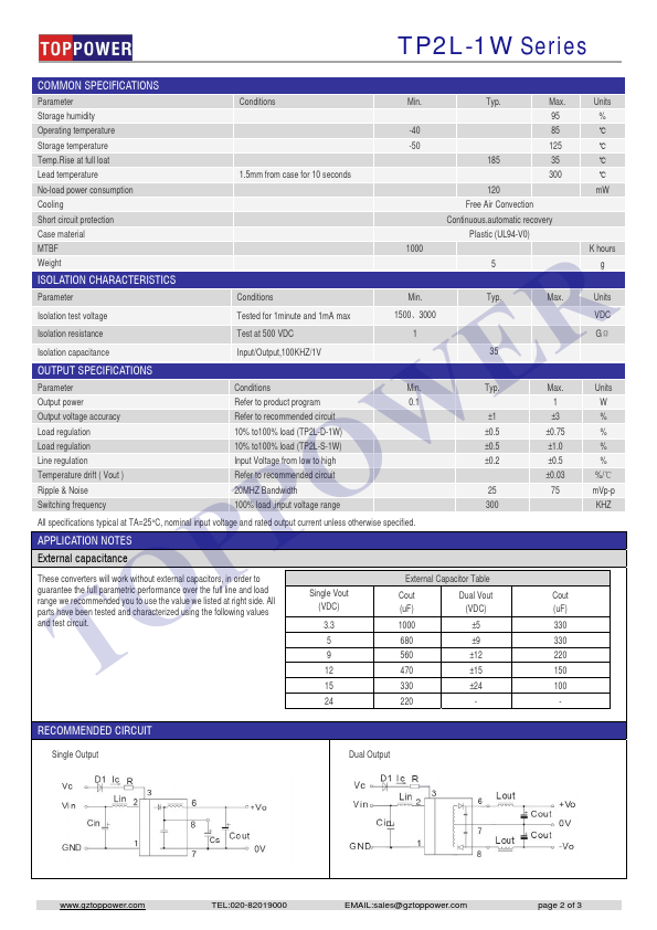 TP2L05S05S-1W