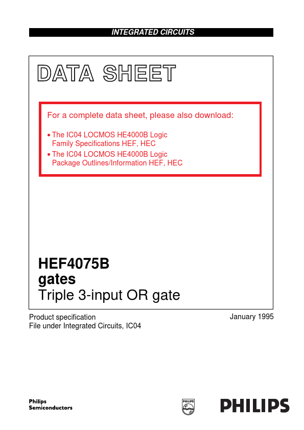 <?=HEF4075B?> डेटा पत्रक पीडीएफ