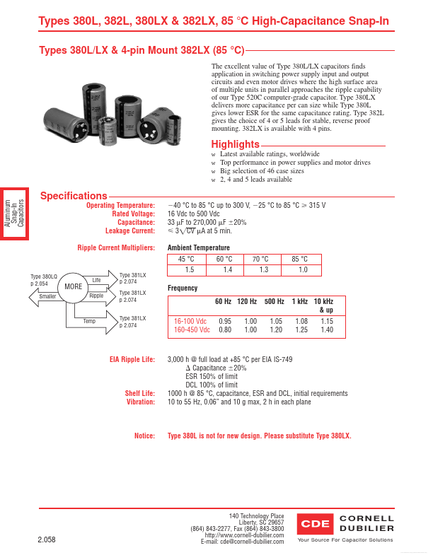 <?=380LX561M250J452?> डेटा पत्रक पीडीएफ