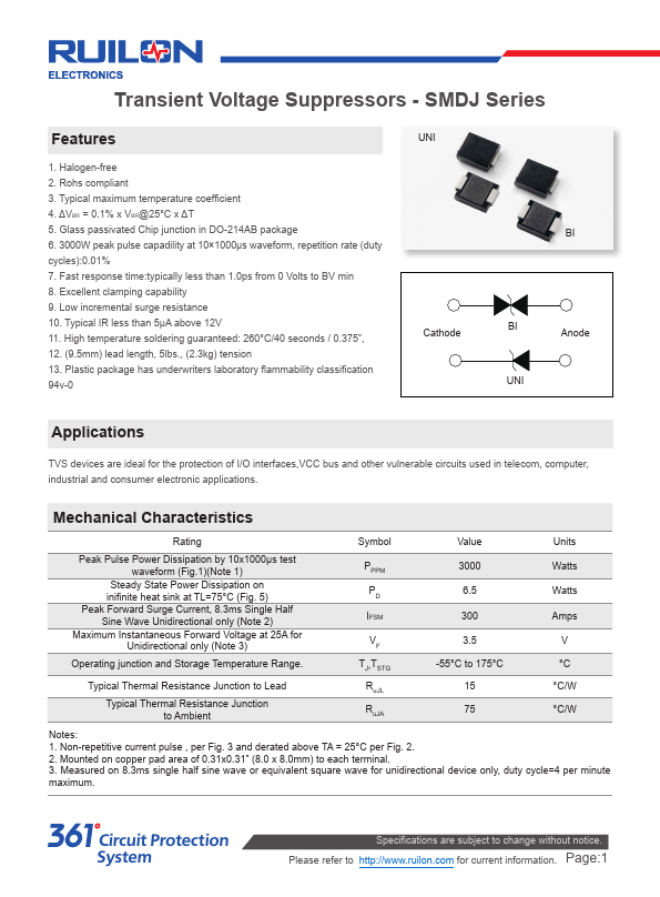 SMDJ9.0CA