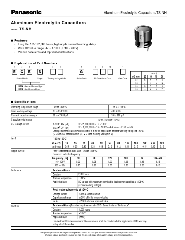 ECES1KG152M Panasonic