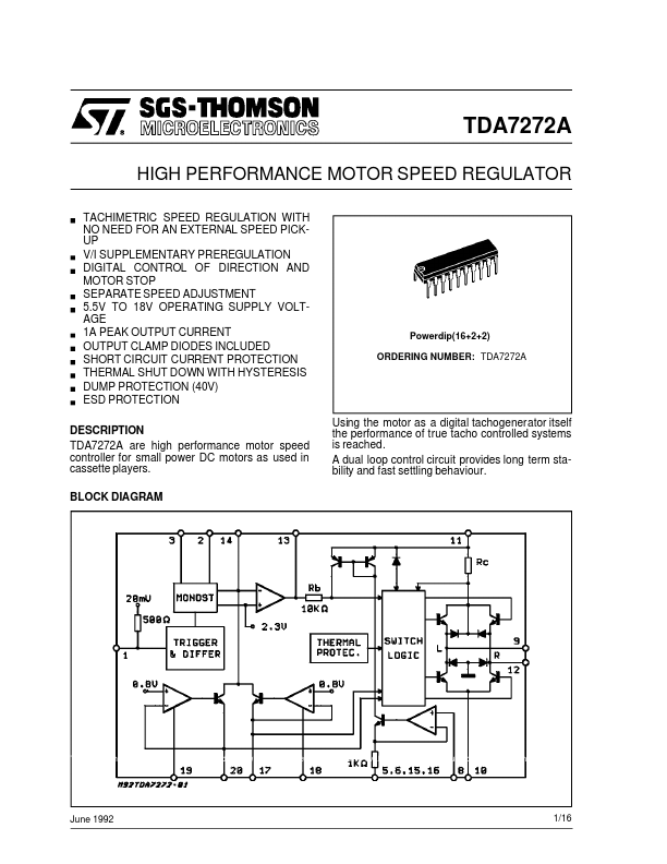 <?=TDA7272A?> डेटा पत्रक पीडीएफ