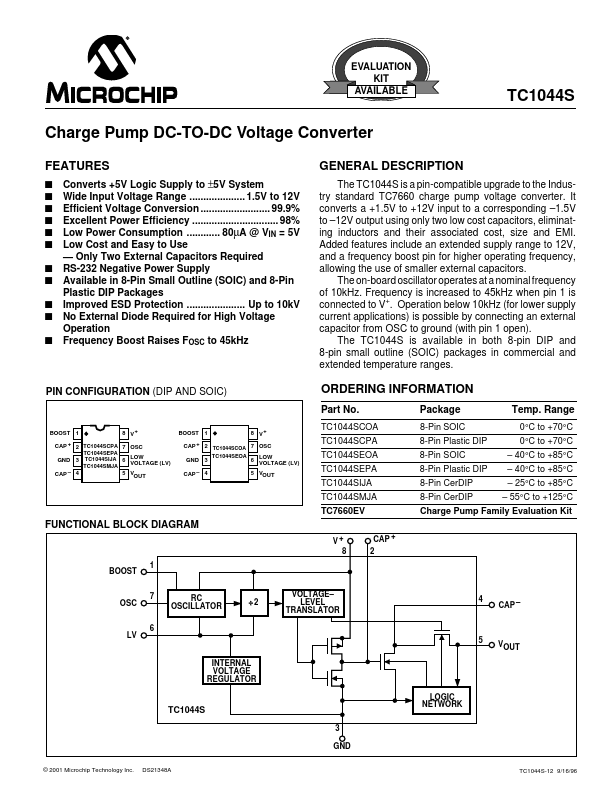 TC1044S Microchip Technology