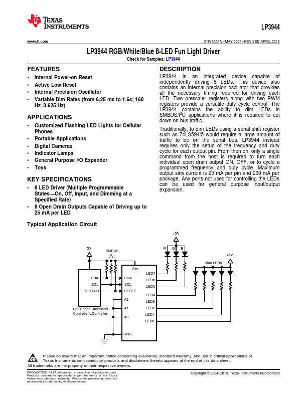 LP3944 Texas Instruments