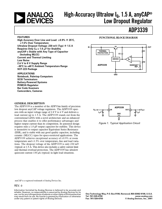 ADP3339 Analog Devices