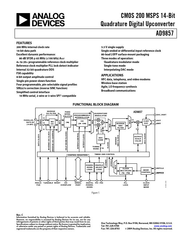 AD9857 Analog Devices