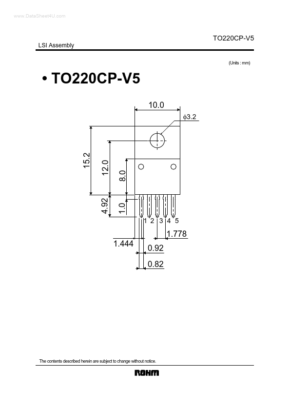 <?=TO220CP-V5?> डेटा पत्रक पीडीएफ