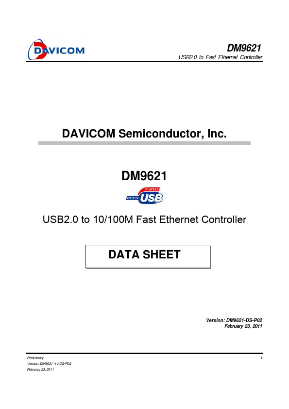 DM9621 DAVICOM