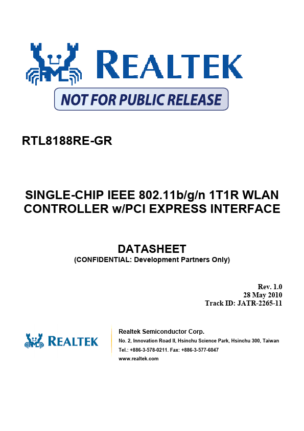 RTL8188RE-GR Realtek