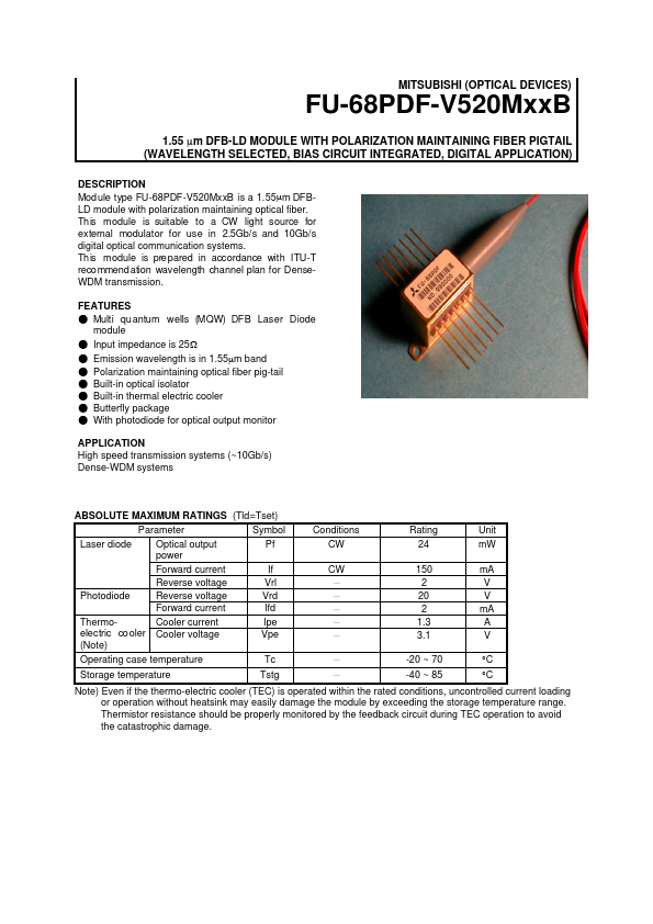 FU-68PDF-520M71B