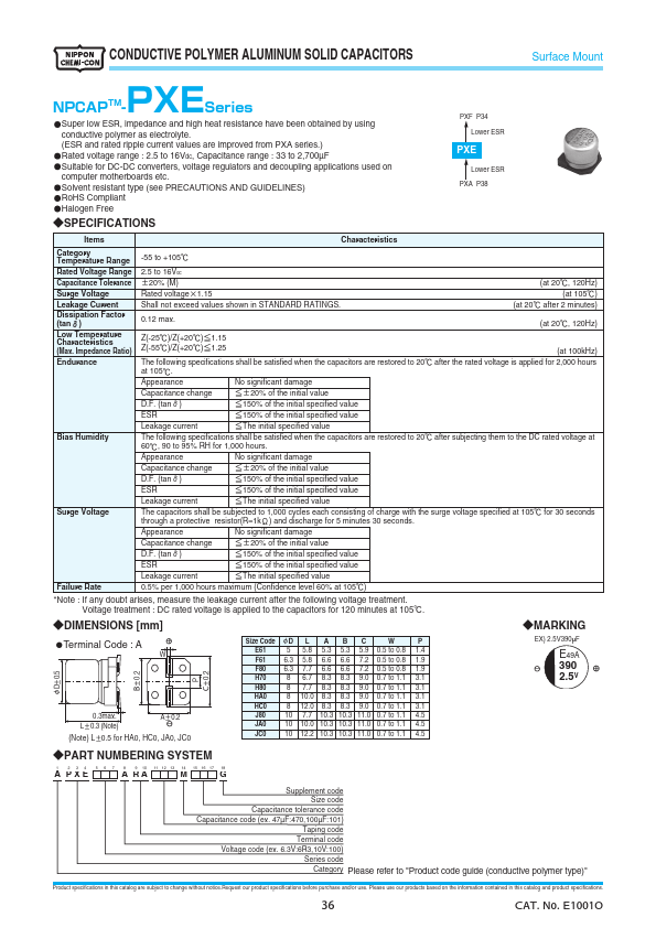 APXE2R5ARA821MHC0G