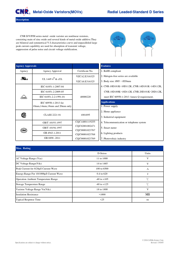 CNR-18D101K