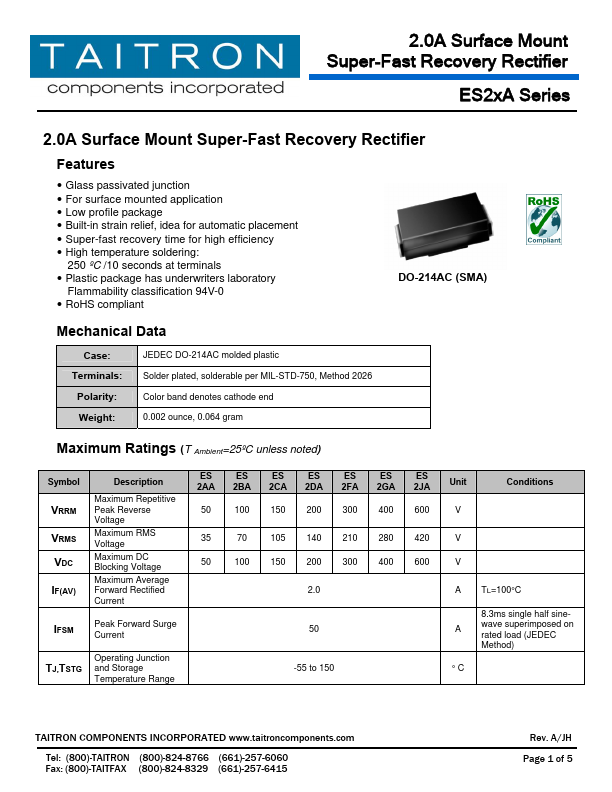 ES2FA TAITRON