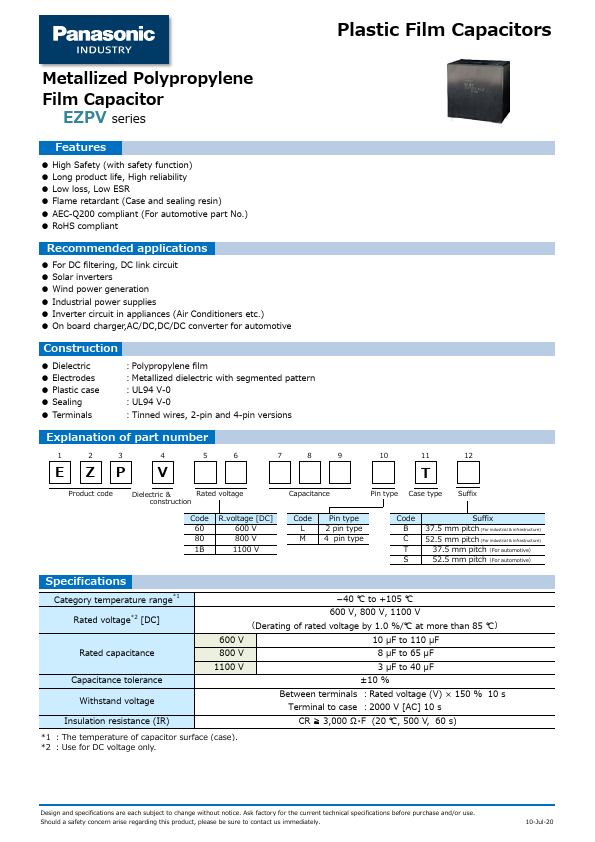 EZPV60706MTT