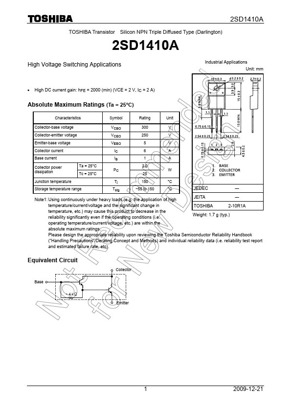 2SD1410A