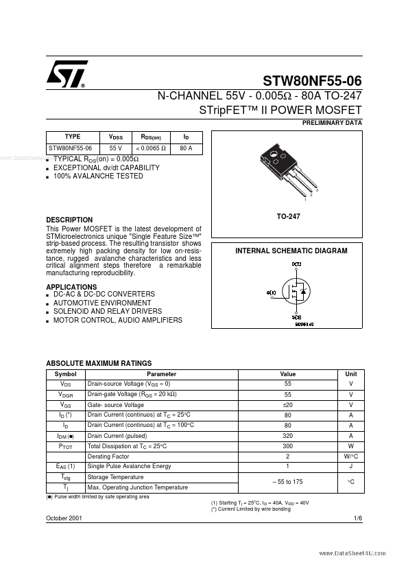 STW80NF55-06