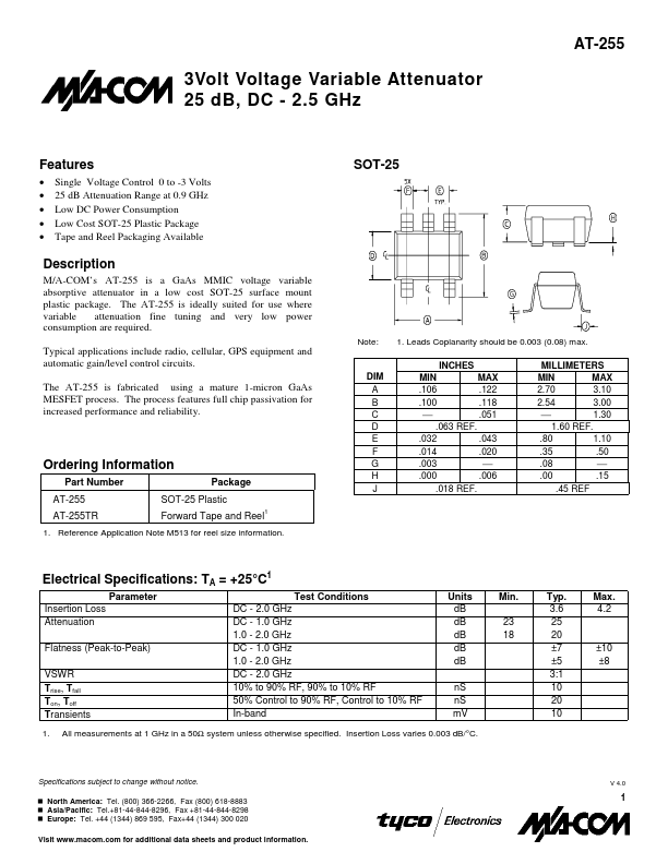 AT-255 Tyco Electronics