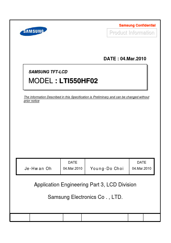 <?=LTI550HF02?> डेटा पत्रक पीडीएफ