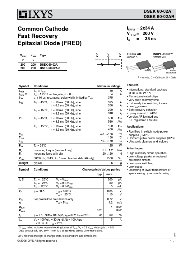 <?=DSEK60-02A?> डेटा पत्रक पीडीएफ