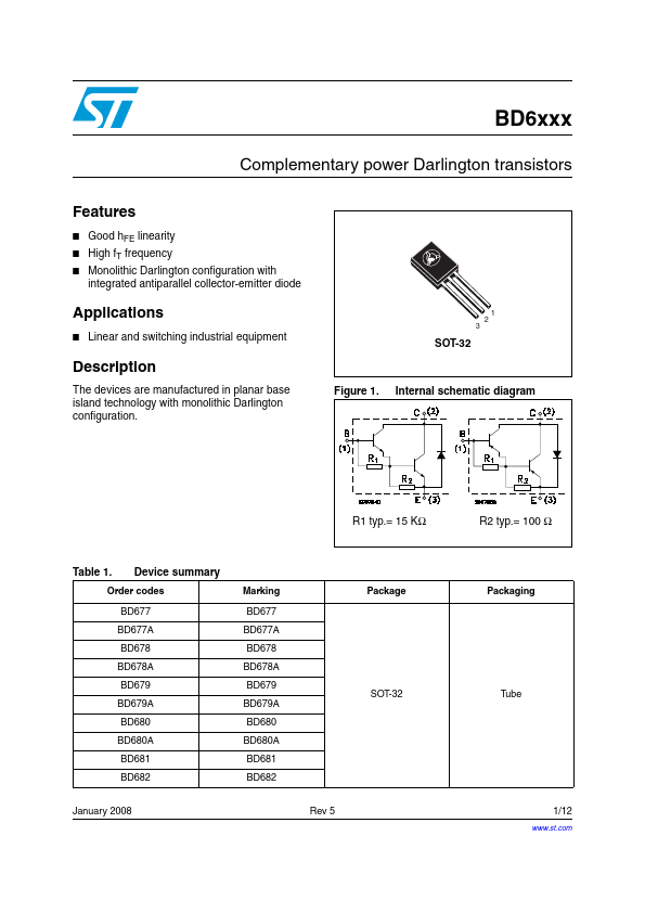 BD680 STMicroelectronics
