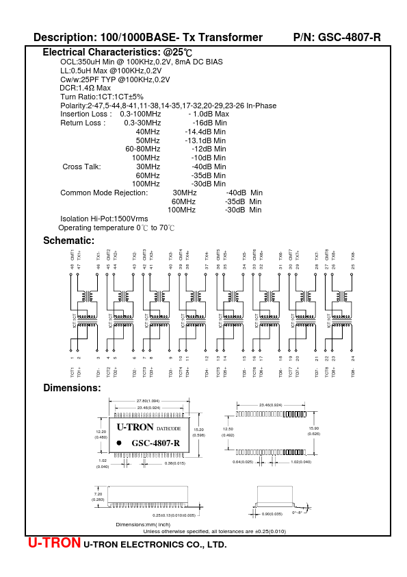 <?=GSC-4807-R?> डेटा पत्रक पीडीएफ