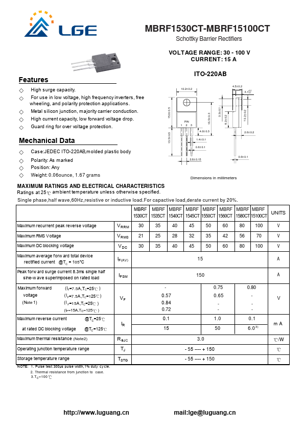 MBRF1540CT