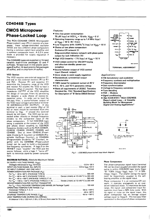 CD4046B RCA