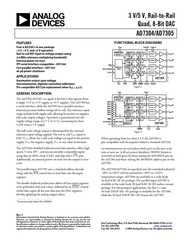 AD7305 Analog Devices