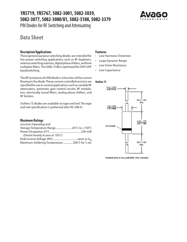 5082-3080 AVAGO