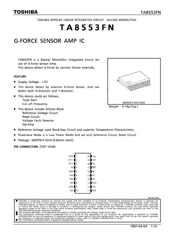 <?=TA8553FN?> डेटा पत्रक पीडीएफ