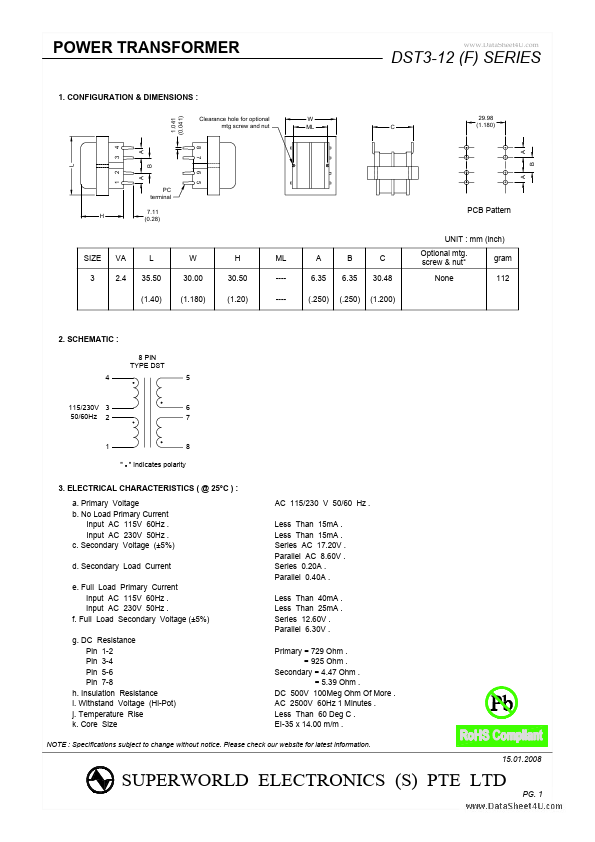 DST3-12 Superworld Electronics