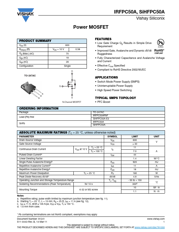 SIHFPC50A