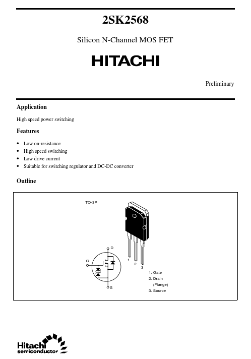 K2568 Hitachi Semiconductor