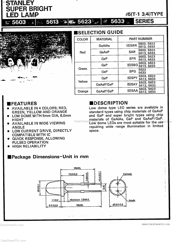 SBR5633 Stanley Electric