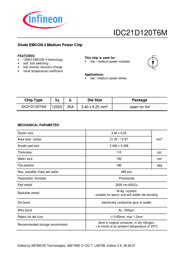 <?=IDC21D120T6M?> डेटा पत्रक पीडीएफ