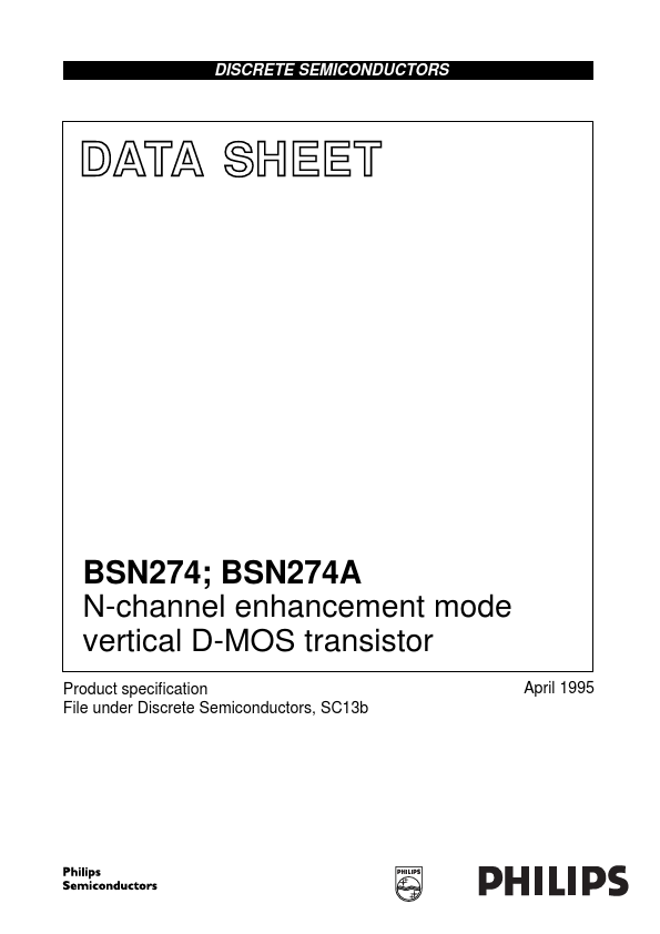 BSN274 NXP