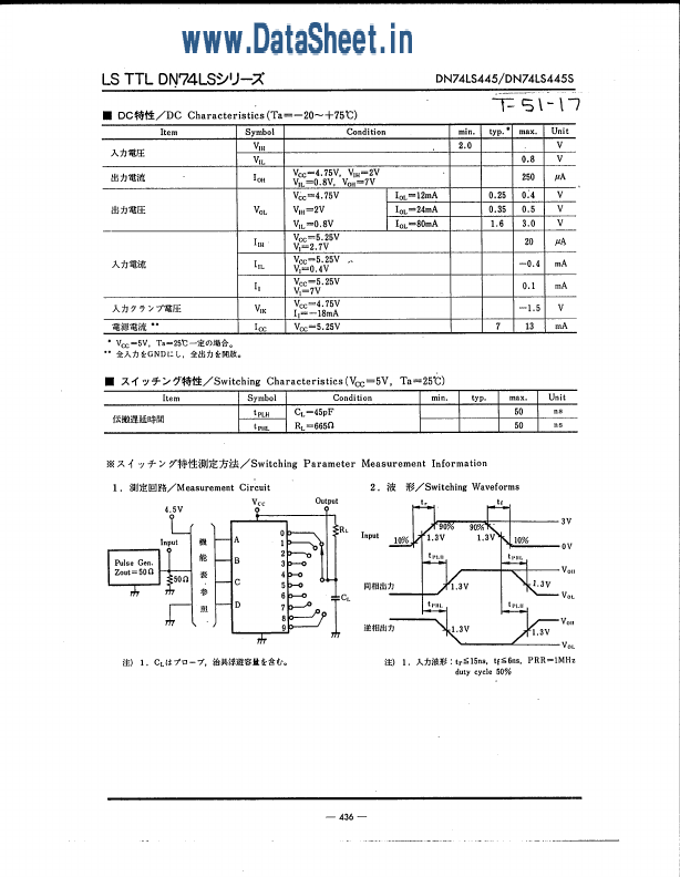 DN74LS445S