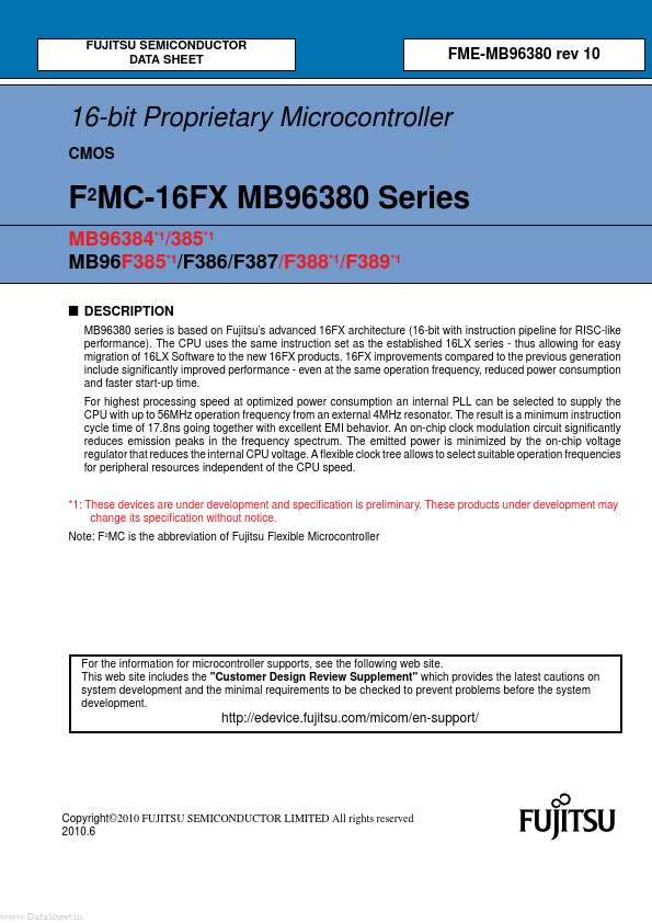 MB96F388 Fujitsu