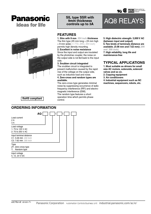 AQ2A1-C2-T12VDC