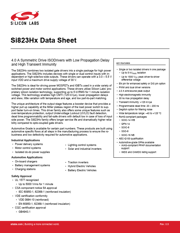 Si823H1 Silicon Laboratories