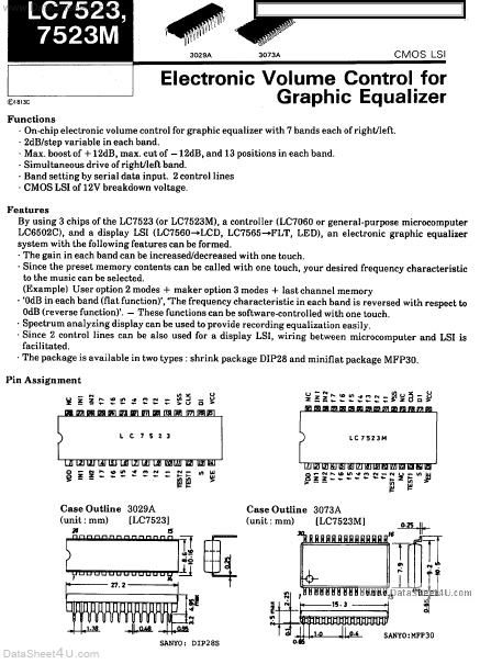 LC7523 Sanyo Electric