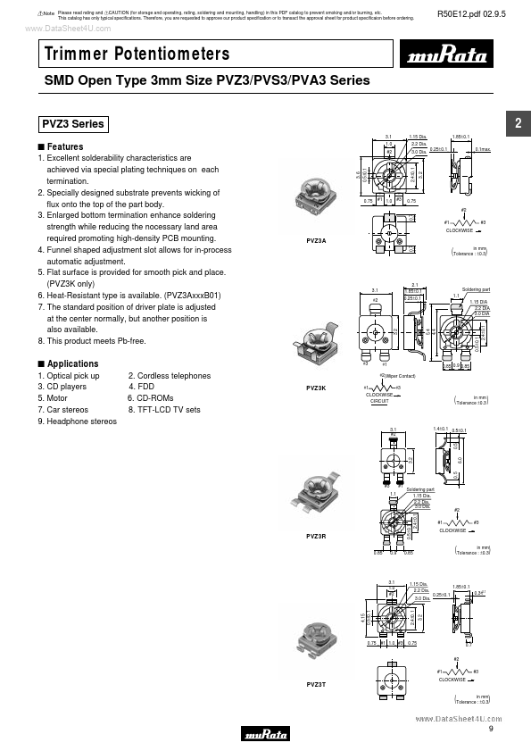 <?=PVZ3A503C01R00?> डेटा पत्रक पीडीएफ