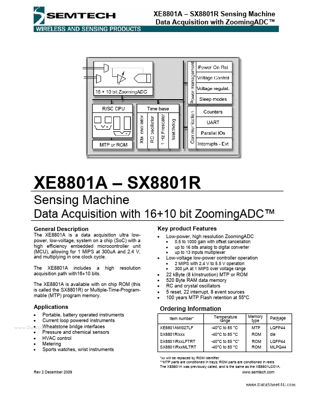 XE8801A Semtech