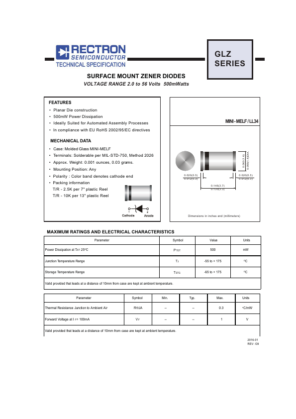 GLZ6.8A Rectron