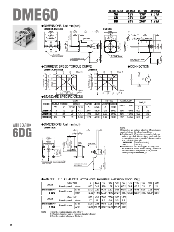 DME60S6DGF Servo