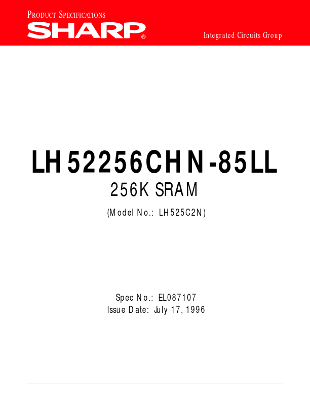 LH52256CHN-85LL