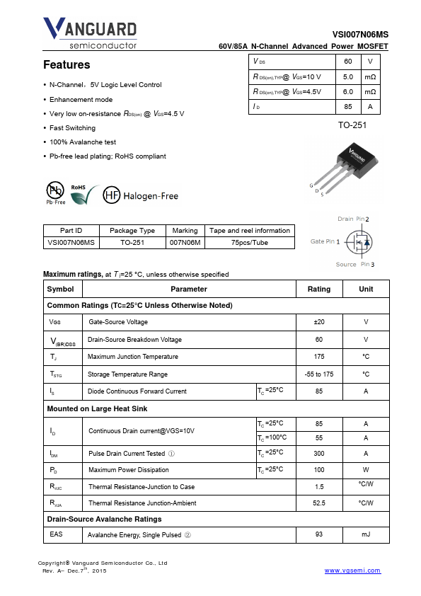 VSI007N06MS