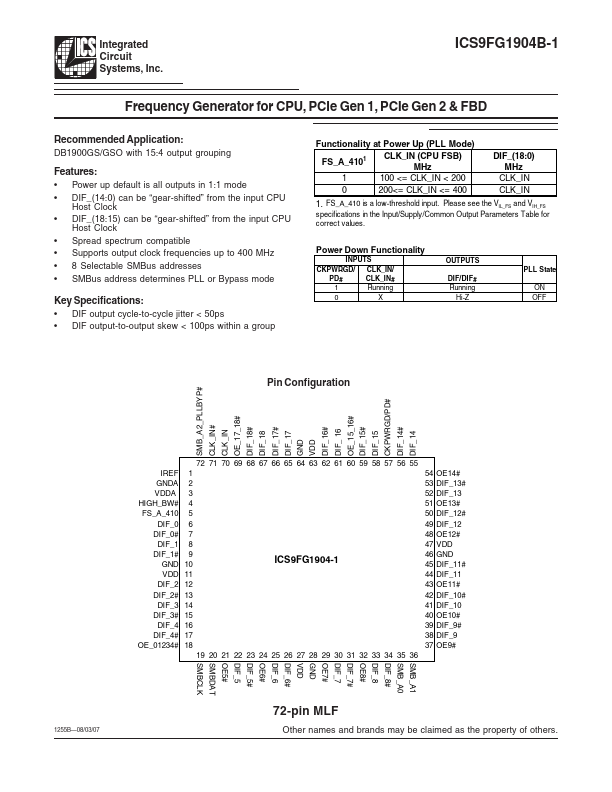 ICS9FG1904B-1