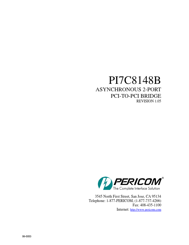 PI7C8148B Pericom Semiconductor Corporation