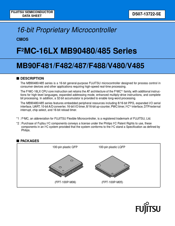 MB90V485 Fujitsu Media Devices